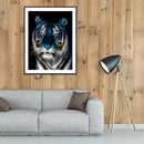 5D DIY Full Round Drill Diamond Painting Tiger Animal Cross Stitch (B941)