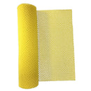 Yellow Foam Rubber Anti-Slip Shelf Drawer Liner Placemat for Cabinets,Desks