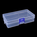 Transparent fishing lure tackle hook bait plastic storage box container case  JR
