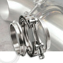 3'' Inch SS304 V-Band Clamp Stainless Steel M/F 3 v band Turbo Exhaust Down