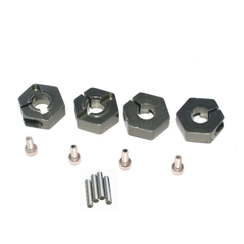 4x Hex Nut 12x5mm, Adapter Hub Adapter for 1/10 Rc Truck