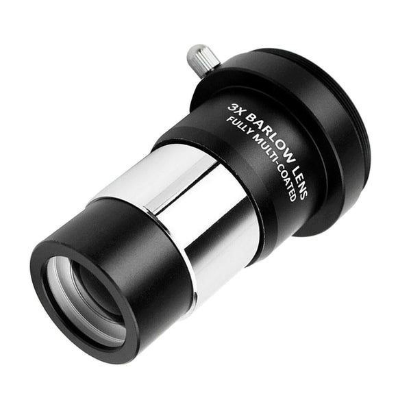 1.25 inches 3X Barlow Lens Fully Black Multi Coated with M42x0.75mm Thread for
