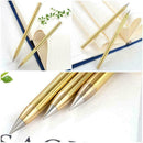 Retro Brass Inkless Pen Pure Brass Metal No-ink Pen New Stylus Pencil S7N6