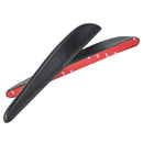 2pcs 12.7" Carbon Fiber Car Bumper Strip Corner Spoiler Fins Protector Guard Bar