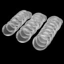 100Pcs 21mm Round Clear Plastic Coin Holder Capsules Box Storage Clear Roun