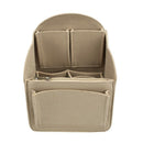 Makeup Bag Insert Travel Organizer Felt Bag Insert Cosmetic Bag with Multi-