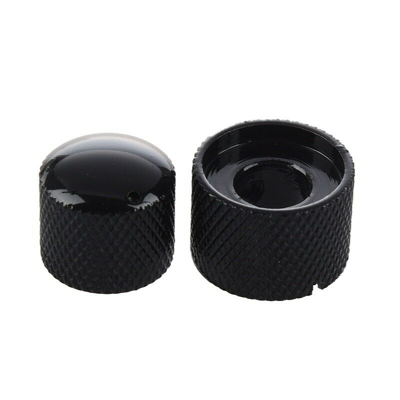 Dual Concentric Volume Tone Blend Control Knob Electric Guitar Parts Black