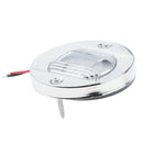 Boat LED Rail Light E011053-  Blue Pin 12V Brushed Nickle Bezel