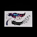 rge Feather Pattern Removable Waterproof Temporary Tattoo Body Art Stickers CES