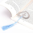 1pcs Chrome Heart Cross Bookmark Religious Baptism Christening Wedding Gift  TO