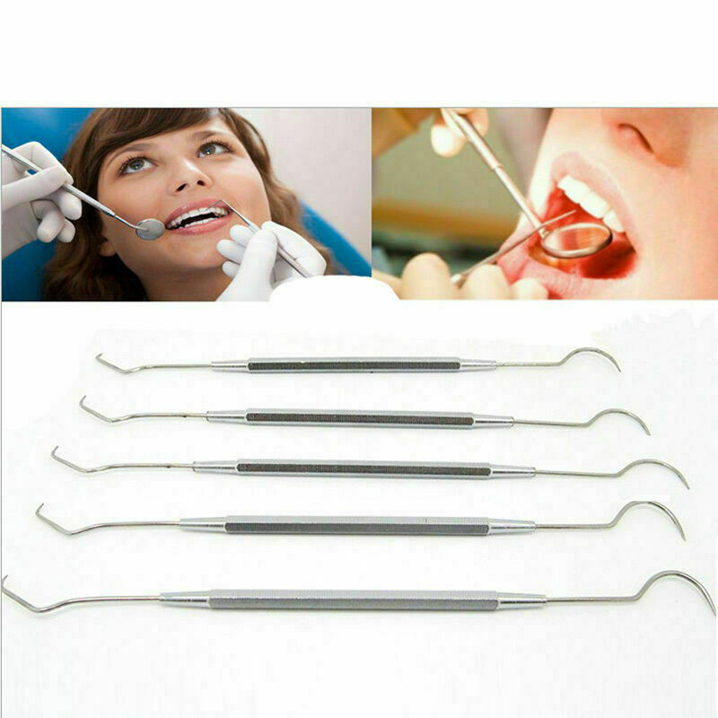 Professional Stainless Steel Dental Tool Dentist Teeth Cl O6Y1 Hygiene Expl K8Y9