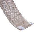 2.5M Hemp Ribbon with Lace Trims Tape Rustic Wedding Decor G