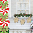 10pcs/bag DIY Wooden Clip Christmas Tree Pendant Handmade Pendant Gifts (H) A
