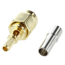 5 x SMA Male Straight Crimp RG174 RG188 RG316 LMR100 RF Coax Connector