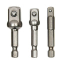 3pcs Hex Shank Drive Screwdriver Drill Bit Electric Socket Wrench Adapter