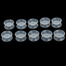 10x Double Sided Suction Cup Sucker Pad for Glass Plastic Clear SuckerJC3C