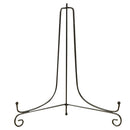 Iron Display Easel Dish Show Stand Bowl Plate Display Rack Decor BLK 4inch