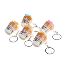 Creative Simulation Artificial Food Keychain Toycorn Bowlful Key Pendant LJ