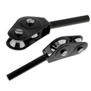 2 Pieces Steel Roller Rod Tip Guide  Stainless Steel  Bearing Boat Trolling 5mm