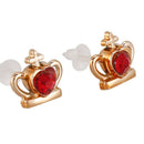 4X(36Pairs Women Girls Crystal Diamante Flower Ear Studs Earrings Jewelry SM1L1)
