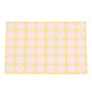 15 Sheet/720Pcs 25mm Round Dot Stickers White Circles Circular Sticky Labels