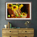 5D DIY Full Drill Diamond Painting Sun Flower Cross Stitch Embroidery Kits
