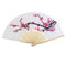 Japanese Bamboo Plum Blossom Folding Hand Held Fan Pocket Fan Wedding Decor