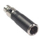 Mini XLR 3 Pin Male to Mini XLR 4 Pin Female Audio Metal Mic Connector Adapter