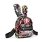3pcs/set Shining Sequin School Backpack Women Rabbit Ear Purse Bags (Multi)