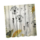 Polyester Bathroom Shower Curtain Panel Sheer Decor+12 Hook Bathroom Use