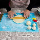 Reusable Non-Stick Silicone Baking Mat for Pastry Rolling with Measurements A3X3
