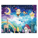 Children cartoon Frameless Pictures Painting By Numbers DIY Digital Oil Pai