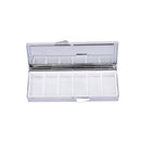 1Pc Travel Metal Pill Box Medicine Drug Vitamin Tablet Organizer Container  ME