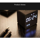 LED Alarm Clock with FM Radio Bluetooth Speaker Wireless AUX TF USB Music PlQ7G2