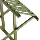 Green Folding Stool Outdoor Sports Fishing Folding Mazar Aluminum Material