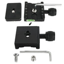 QR-50 Quick Release Plate + QR Clamp Built-in Bubble Spirit Level 1/4'' Screw