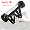 Waterproof Black Motorcycle Motorbike Tube Tax Disc Registration Label Holder