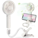 Mini Portable Handheld Fan 3 Speeds Rechargeable Fan Led Night Lights Deskt