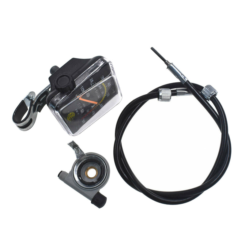 Bike Speedometer Odometer w/ Mounting Hardware for Motorized Bicycle Bikes