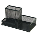 Metal Home Office Organizer Box Pen Pencils Holder Desk Stationery Storage Hot