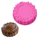 Silicone Birthday Round Cake Mold Pan Kitchen BakingTools Pie Mould Bread M P4H0