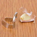 2 cs Smart Wise Garlic Peeler Plastic Ginger Cooking Kitchen Tool Accessor BX