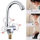 Caravan Boat 360 Degree Rotation Copper Basin Faucet Folding Cold Water Fau