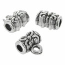 80 Pcs Tone Wire Tube Spacer Beads Bail 4x7mm