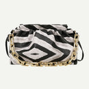 Leather Cloud Crossbody Bag Women Animal Pattern Chain Shoulder Handbag (3)