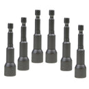 6x Professional 1/4" Hex  Nut Driver Set