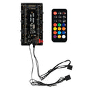 For PC LED Light Cooler 1 to 8 Fan Multi Way HUB 12V 4 Pin PWM ARGB Splitter