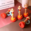 Baby Wooden Vertical Whistle Trumpet Toys Kids Portable Montessori Instrument