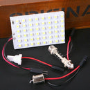 48SMD 3528 LED Lamp Panel BA9S T10 Festoon Car Interior Dome White Led Ligh G0B4