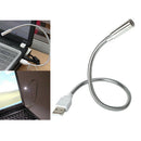 1Pc Portable pocket USB keyboard flexible light PC notebook laptop LED lamp reME